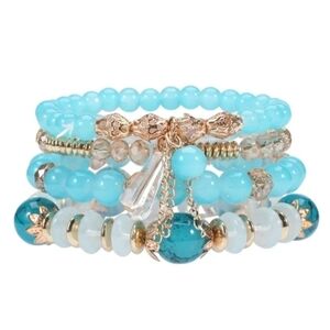 New Blue 4 PC bracelet set